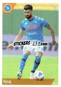 Figurina Hysaj - SSC Napoli 2020-2021 - Erredi Galata Edizioni