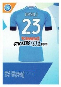 Sticker Hysaj - SSC Napoli 2020-2021 n. 59 - Erredi Galata Edizioni