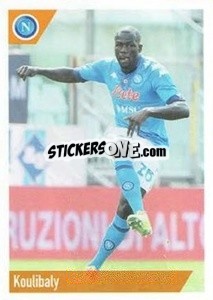 Sticker Koulibaly - SSC Napoli 2020-2021 n. 63 - Erredi Galata Edizioni