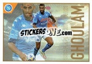 Sticker Ghoulam - SSC Napoli 2020-2021 n. 70 - Erredi Galata Edizioni