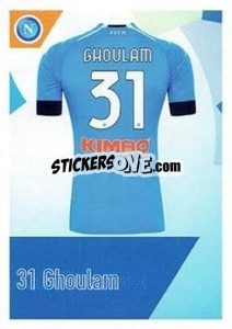 Sticker Ghoulam - SSC Napoli 2020-2021 n. 71 - Erredi Galata Edizioni
