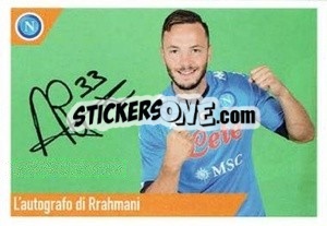Figurina Rrahmani - SSC Napoli 2020-2021 - Erredi Galata Edizioni