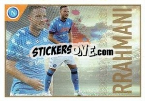 Sticker Rrahmani - SSC Napoli 2020-2021 - Erredi Galata Edizioni