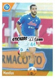 Figurina Manolas - SSC Napoli 2020-2021 - Erredi Galata Edizioni