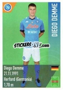 Sticker Demme - SSC Napoli 2020-2021 n. 85 - Erredi Galata Edizioni