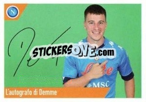 Sticker Demme - SSC Napoli 2020-2021 - Erredi Galata Edizioni