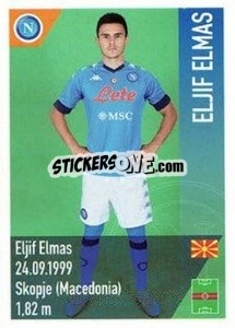 Sticker Elmas - SSC Napoli 2020-2021 - Erredi Galata Edizioni