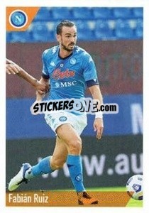 Sticker Fabian Ruiz - SSC Napoli 2020-2021 n. 104 - Erredi Galata Edizioni