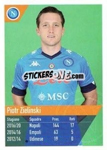 Sticker Zielinski - SSC Napoli 2020-2021 n. 108 - Erredi Galata Edizioni