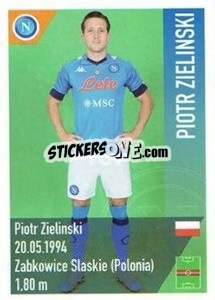 Figurina Zielinski - SSC Napoli 2020-2021 - Erredi Galata Edizioni