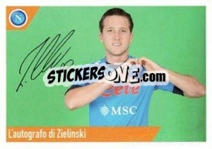 Sticker Zielinski - SSC Napoli 2020-2021 - Erredi Galata Edizioni