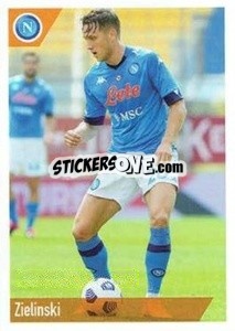 Sticker Zielinski - SSC Napoli 2020-2021 - Erredi Galata Edizioni