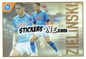 Sticker Zielinski - SSC Napoli 2020-2021 n. 113 - Erredi Galata Edizioni