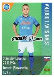 Sticker Lobotka - SSC Napoli 2020-2021 - Erredi Galata Edizioni