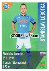 Sticker Lobotka - SSC Napoli 2020-2021 n. 114 - Erredi Galata Edizioni
