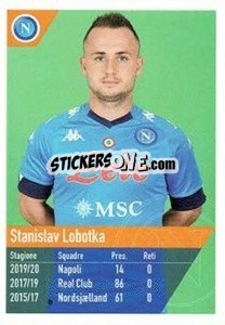 Sticker Lobotka - SSC Napoli 2020-2021 - Erredi Galata Edizioni