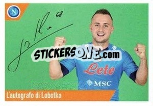 Sticker Lobotka - SSC Napoli 2020-2021 - Erredi Galata Edizioni