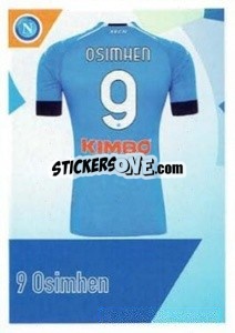 Sticker Osimhen - SSC Napoli 2020-2021 - Erredi Galata Edizioni