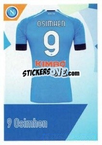 Sticker Osimhen - SSC Napoli 2020-2021 n. 124 - Erredi Galata Edizioni