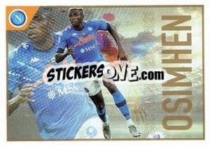 Sticker Osimhen - SSC Napoli 2020-2021 - Erredi Galata Edizioni