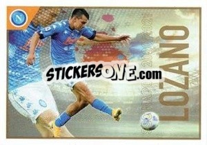 Sticker Lozano - SSC Napoli 2020-2021 n. 130 - Erredi Galata Edizioni