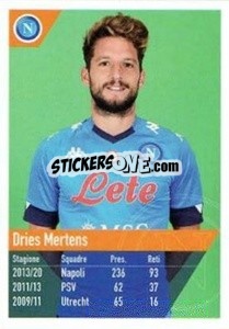 Sticker Mertens - SSC Napoli 2020-2021 n. 132 - Erredi Galata Edizioni