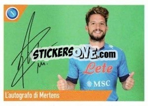 Sticker Mertens - SSC Napoli 2020-2021 n. 134 - Erredi Galata Edizioni