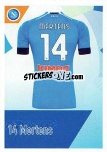 Sticker Mertens - SSC Napoli 2020-2021 n. 136 - Erredi Galata Edizioni