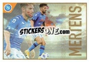 Sticker Mertens - SSC Napoli 2020-2021 n. 137 - Erredi Galata Edizioni