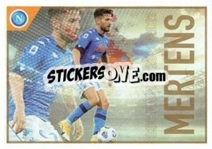 Sticker Mertens - SSC Napoli 2020-2021 - Erredi Galata Edizioni