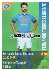 Sticker Llorente - SSC Napoli 2020-2021 - Erredi Galata Edizioni