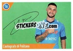 Sticker Politano - SSC Napoli 2020-2021 - Erredi Galata Edizioni