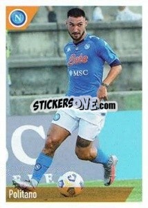 Sticker Politano - SSC Napoli 2020-2021 n. 147 - Erredi Galata Edizioni
