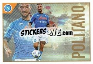 Sticker Politano - SSC Napoli 2020-2021 n. 149 - Erredi Galata Edizioni