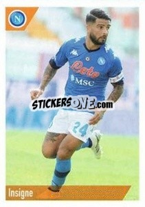 Sticker Insigne - SSC Napoli 2020-2021 n. 152 - Erredi Galata Edizioni
