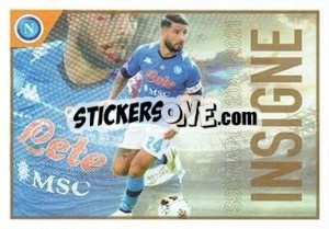 Cromo Insigne - SSC Napoli 2020-2021 - Erredi Galata Edizioni