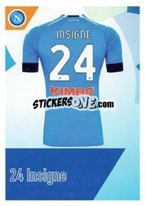 Sticker Insigne - SSC Napoli 2020-2021 n. 155 - Erredi Galata Edizioni