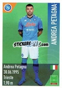 Sticker Petagna - SSC Napoli 2020-2021 n. 157 - Erredi Galata Edizioni