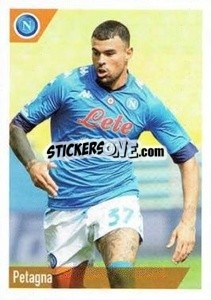 Sticker Petagna - SSC Napoli 2020-2021 n. 159 - Erredi Galata Edizioni