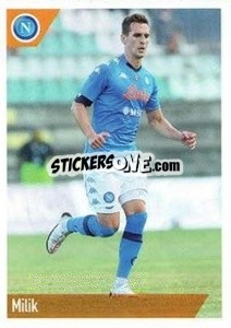 Sticker Milik - SSC Napoli 2020-2021 - Erredi Galata Edizioni