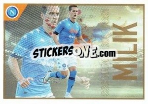 Sticker Milik - SSC Napoli 2020-2021 n. 166 - Erredi Galata Edizioni