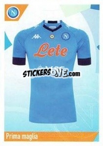 Sticker Prima Maglia - SSC Napoli 2020-2021 - Erredi Galata Edizioni