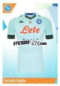 Sticker Seconda Maglia - SSC Napoli 2020-2021 - Erredi Galata Edizioni