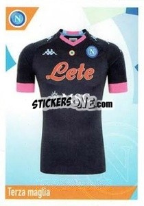 Sticker Terza Maglia - SSC Napoli 2020-2021 - Erredi Galata Edizioni
