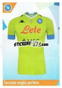 Cromo Seconda Maglia Portiere - SSC Napoli 2020-2021 n. 172 - Erredi Galata Edizioni