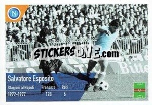 Sticker Salvatore Esposito - SSC Napoli 2020-2021 n. 177 - Erredi Galata Edizioni