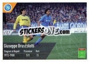 Sticker Giuseppe Bruscolotti - SSC Napoli 2020-2021 n. 178 - Erredi Galata Edizioni