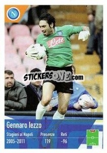 Figurina Gennaro Iezzo - SSC Napoli 2020-2021 - Erredi Galata Edizioni