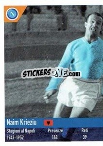Sticker Naim Krieziu - SSC Napoli 2020-2021 - Erredi Galata Edizioni