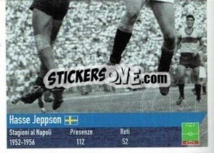 Sticker Hasse Jeppson - SSC Napoli 2020-2021 n. 195 - Erredi Galata Edizioni